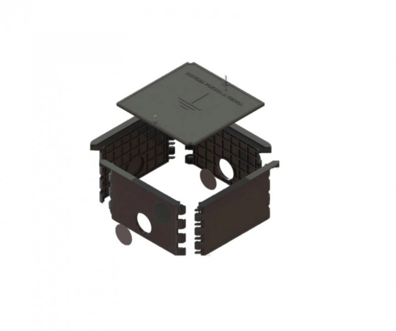 Caja de Inspección Armable (Plastica) 30X30