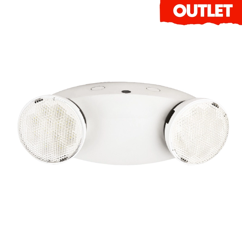 Lampara Emergencia Led Redonda 2X2W