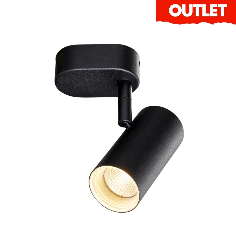 Spot De Riel 20W 3000K Cuerpo Negro