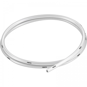 Manguera Plástica PUN Ø 6 x 4mm, Curvatura 10mm Blanco