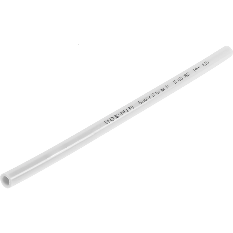 Mangueras Plásticas PAN Ø 6 x 4mm, Curvatura 14mm Plateado