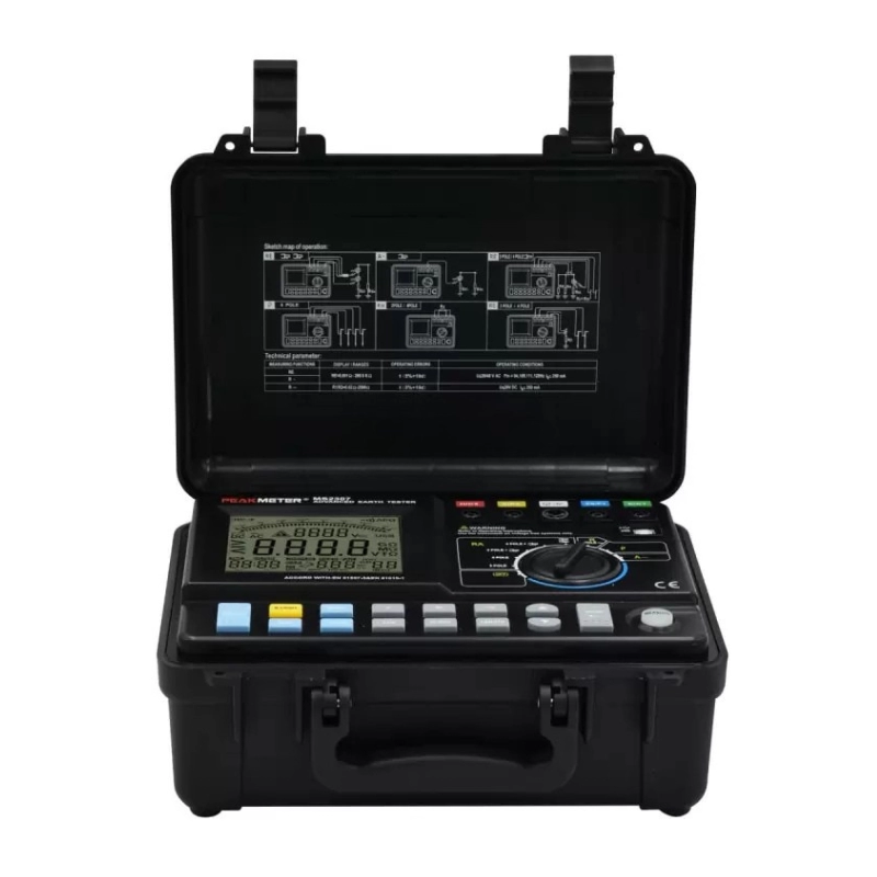 Medidores De Resistencia En Tierra Digital, Resistencia 30kΩ Max