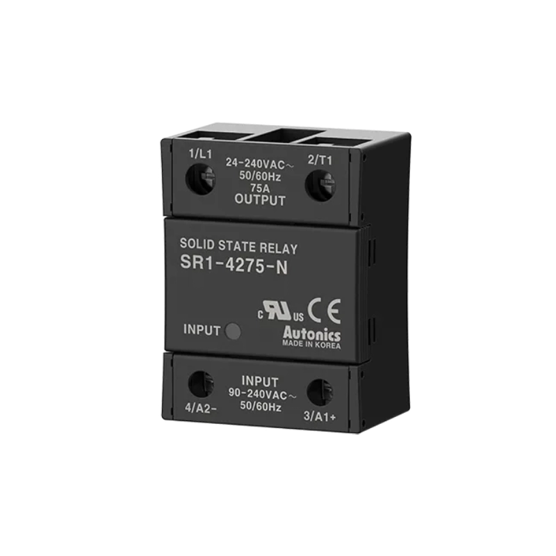 Relé Estado Sólido Ssr 90-240Vac, 75A 24-240VAC