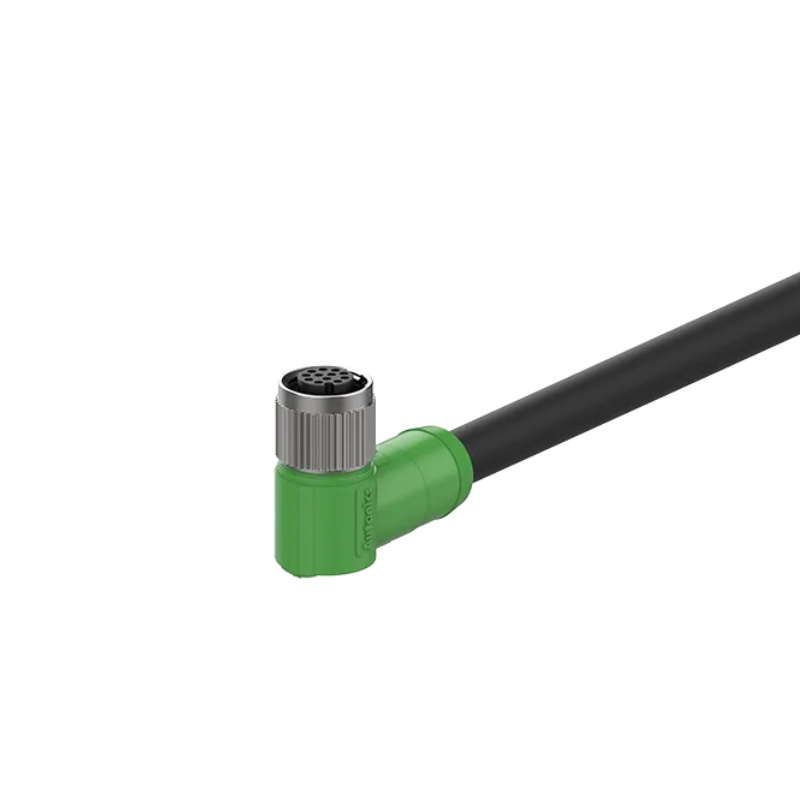 Cable Con Conector M12 Tipo L 12 Pines 2m