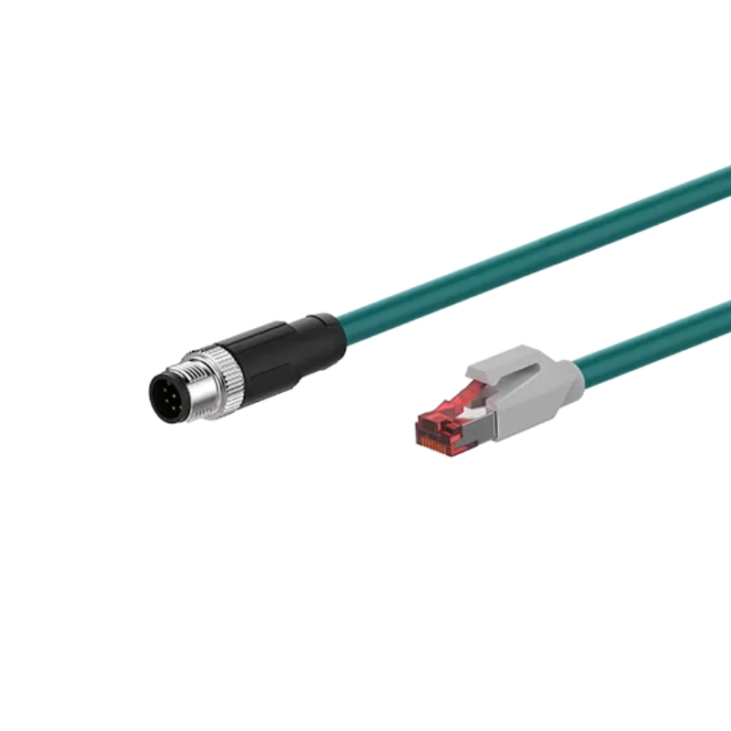 Cable Con Conector M12 Recto 8 Pines 10m