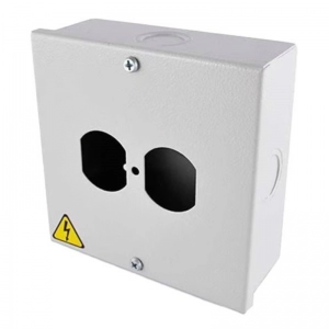 Caja De Paso 12X12X5 Tapa Toma Doble (TS-TT)