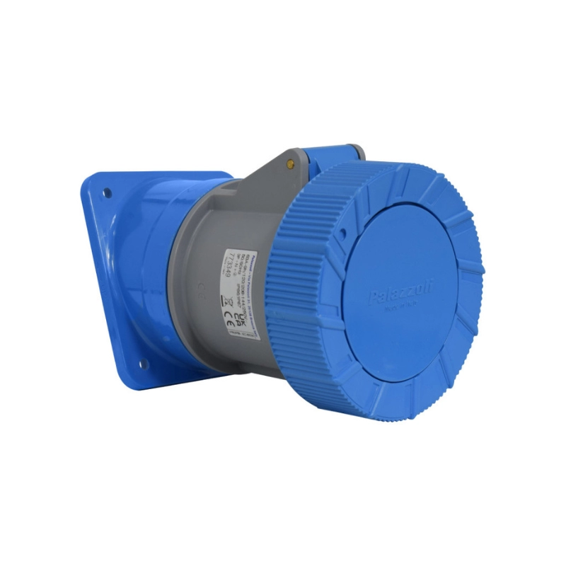 Toma De Incrustar Inclinada XCEE 9H 63A 230VAC