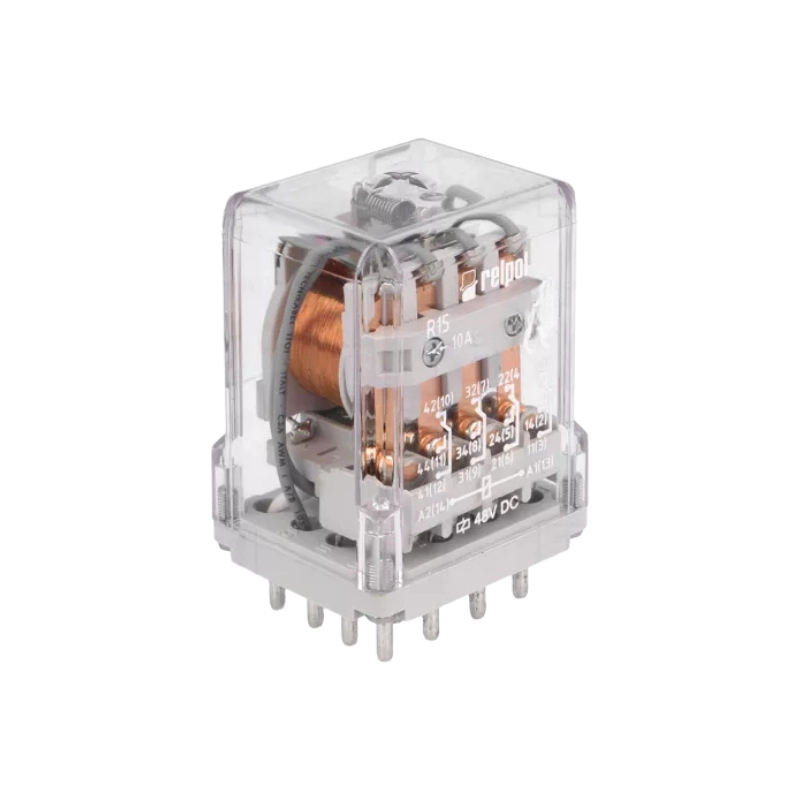 Relevo Electromagnetico - Ul 14 Pines Redondos 12Vdc