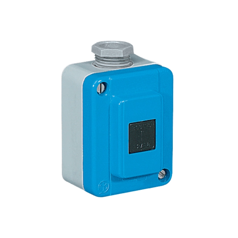 Estacion De mando de Sobreponer Stop Pulsador Negro Palazzoli