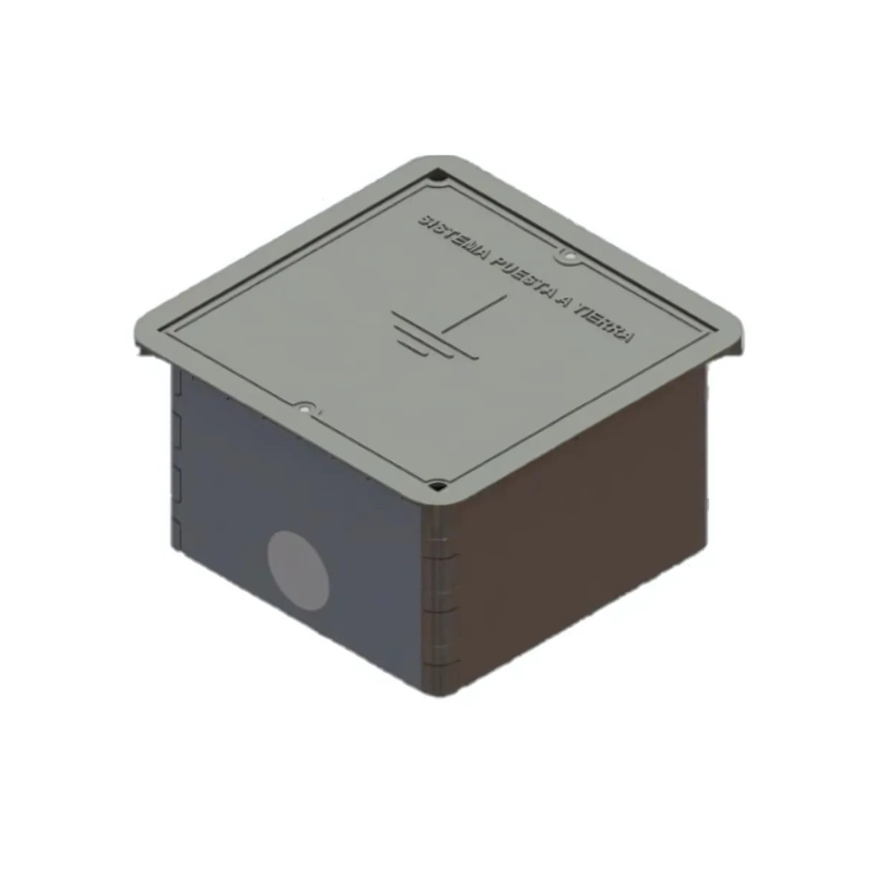 Caja Plástica En Polipropileno Para Inspección Puesta Tierra 30 x 30