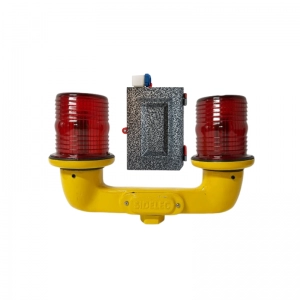 Baliza De Obstrucción Doble Con Fotocontrol Led