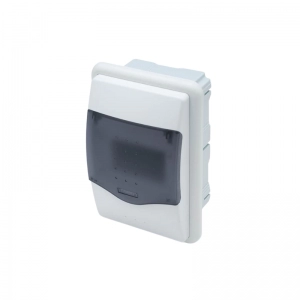 Tablero De Empotrar Puerta Transparente 215 x 140 x 55 mm 4 Módulos