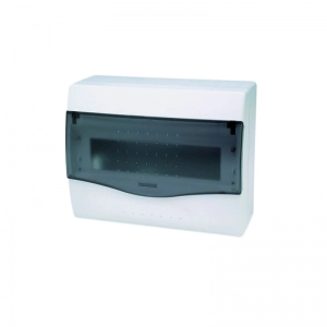 Tablero De Sobreponer Puerta Transparente 195 x 238 x 105mm 8/10 Módulos