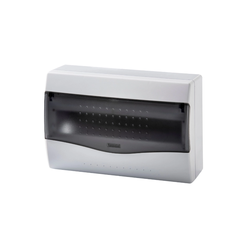 Tablero De Sobreponer Puerta Transparente 195 x 284 x 105mm 12/14 Módulos