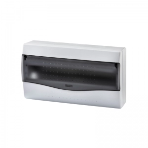 Tablero De Sobreponer Puerta Transparente 195 x 350 x 105mm 16/18 Módulos