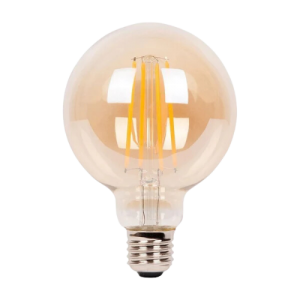 Led Globo Filamento G80 Ámbar 4W 2700K