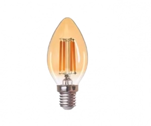 Led Candelabro E12 Filamneto Ambar 0.5W 3000K