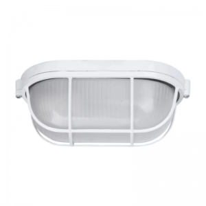 Tortuga LED 60W Blanca Ovalada Pequeña