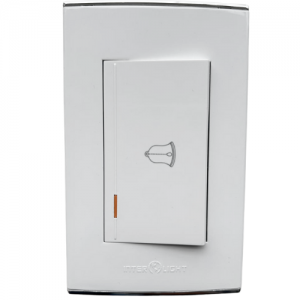 Botón Timbre Sencillo Michell Blanco V1102