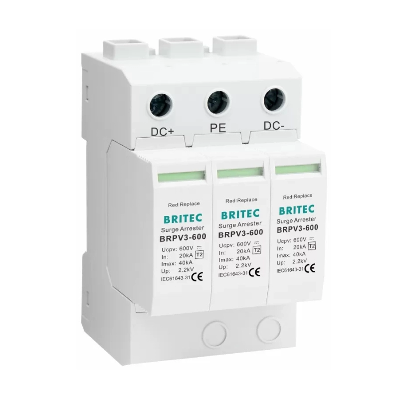(Dps) Dispositivo De Protección Contra Tensiones Tipo 2 600Vdc 3 Módulos