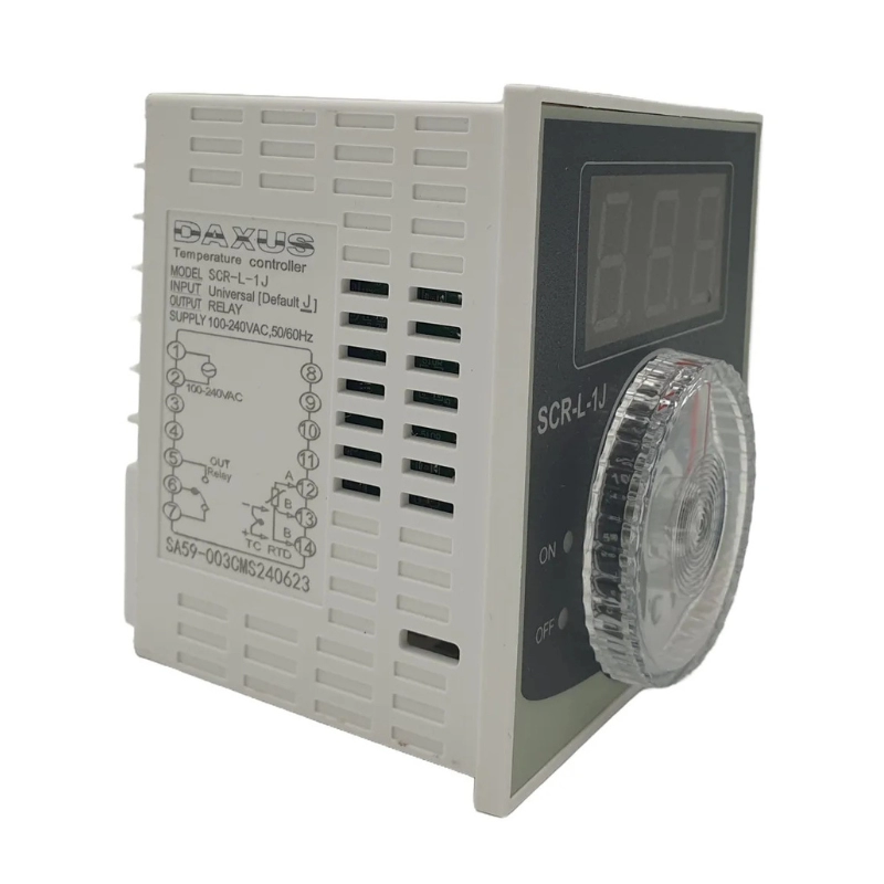 Control De Temperatura 72X72 0-400°C 100-240V Perilla