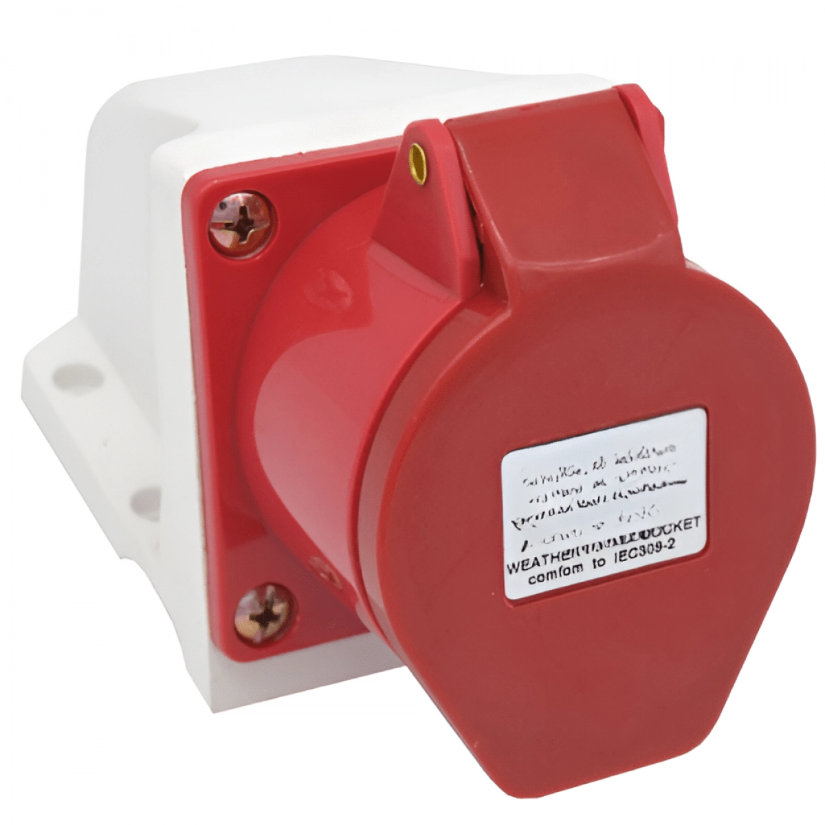 Toma Termoplástica S/Poner 3P+E 32A 380V IP44, CJ-124