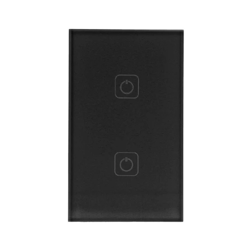 Interruptor Inteligente Doble Creator SN II Negro