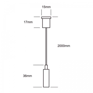 Cable Tecnolite de Suspensión para Rieles Magneticos - YSMCAS