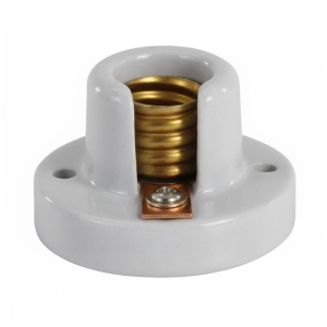 Portalámparas Porcelana E14 Roseta