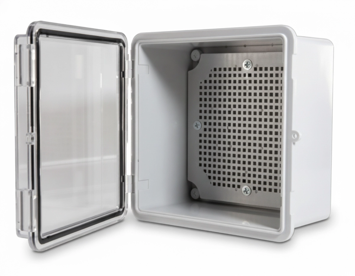 Gabinete Tapa Trasparente - 150x150x90 mm