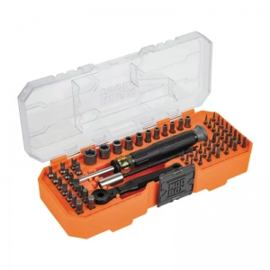 Juego De Destornillador y Trinquete 49 Puntas 11 Dados Hexagonales Klein Tools