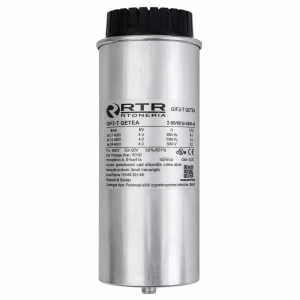 Condensadores Para Corrección Factor De Potencia Serie DWCAP, Potencia 25kVAr - Corriente 30.07A, 480VAC - 60Hz