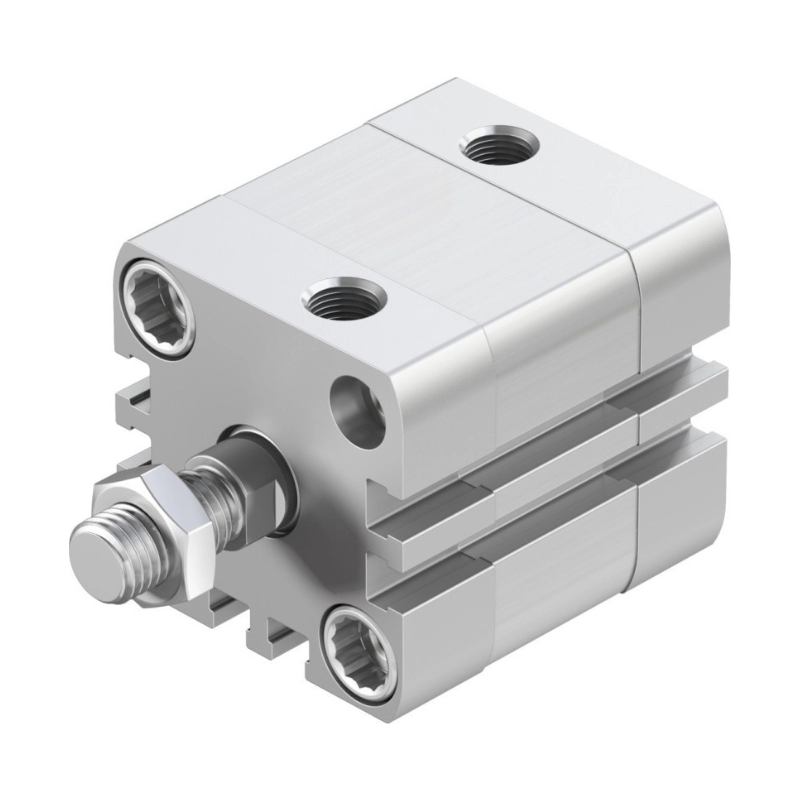 Cilindro Compacto Serie ADN Carrera 10mm, Diámetro 32mm - Vástago M10 x 1.25