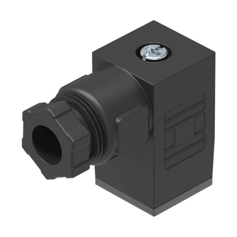 Conector Para Bobina Magnética MSD-N, Para Bobina DIN Forma A