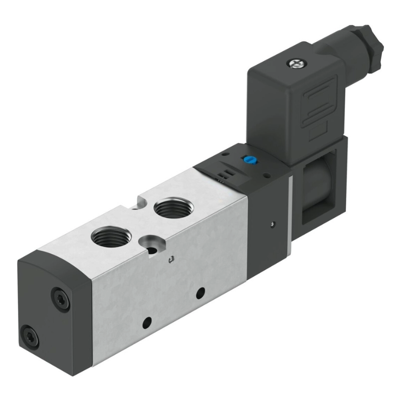 Electroválvula Solenoide 5/2 Monoestable, G1/4