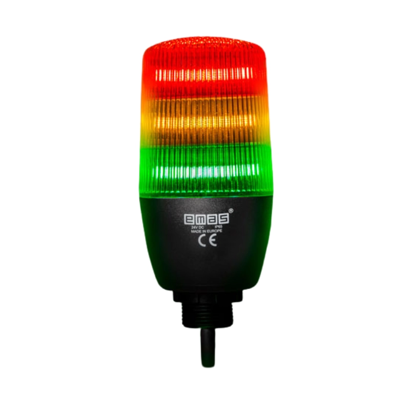 Baliza Fija Intermitente Con Buzzer 90dB Tipo LED Serie IF IP65