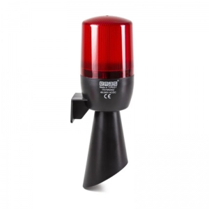 Balizas Fijas Intermitente Rojo Con Buzzer 105dB - 24VAC/VDC