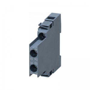 Bloque de Contacto Auxiliar Siemens 1NA+1NC, Montaje Lateral, Tamaño S0 - S3
