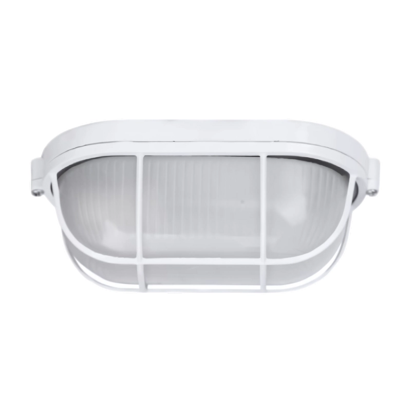 Tortuga LED 60W Blanca Ovalada Pequeña