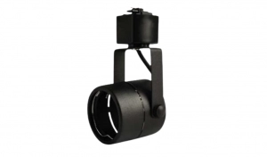 Spot Riel Redondo Negro GU-10