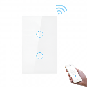 Interruptor Doble Wifi Blanco