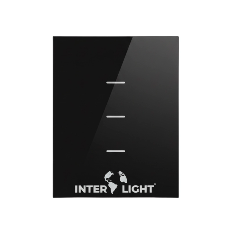 Interruptor Smart Triple Negro