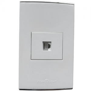 Toma Teléfono Sencilla Michell Blanco BC1825