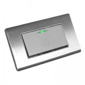 Botón Timbre Sencillo Acero Inoxidable