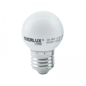 Bombillo Led Enerlux E-BL-PG-2W Tipo Ping Pong E27/G45 2W 6500K-7000K