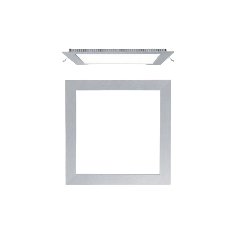 Panel Led Cuadrado Incrustar E-PL-C-12W 6500K-7000K