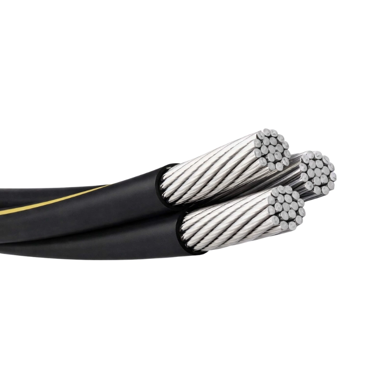 Cable Aluminio Triplex Aislado 2x4 + 2 N.A XLPE