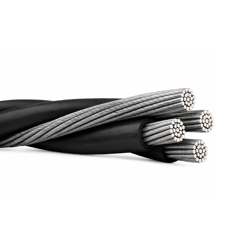 Cable Aluminio Cuadruplex Desnudo 3x2 + 4 N.D XLPE