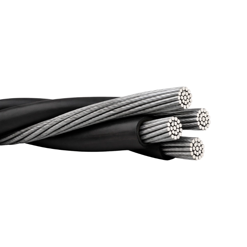 Cable Aluminio Cuadruplex Desnudo 3x2/0 + 2/0 N.D XLPE