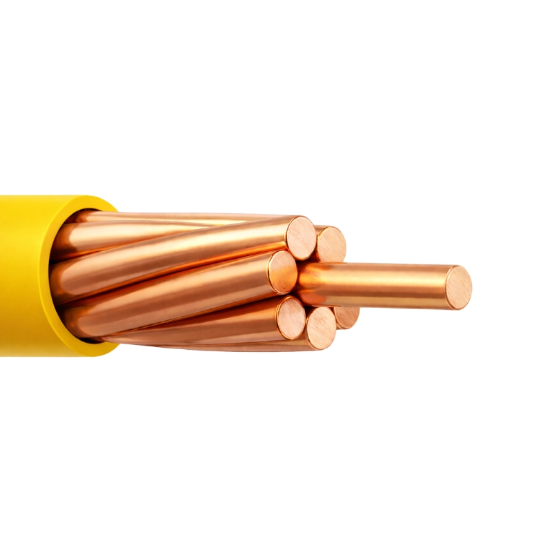 Cable 8 AWG CCA THW-2 Amarillo